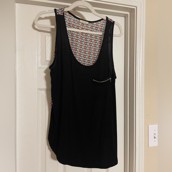 Pleione Tops - Pleione Mixed Media Tank Top
